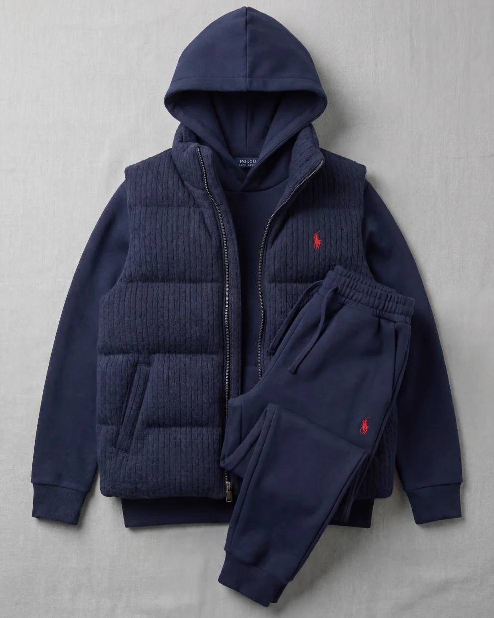 RL™ Set 3 Pezzi – Gilet, Joggers & Maglione