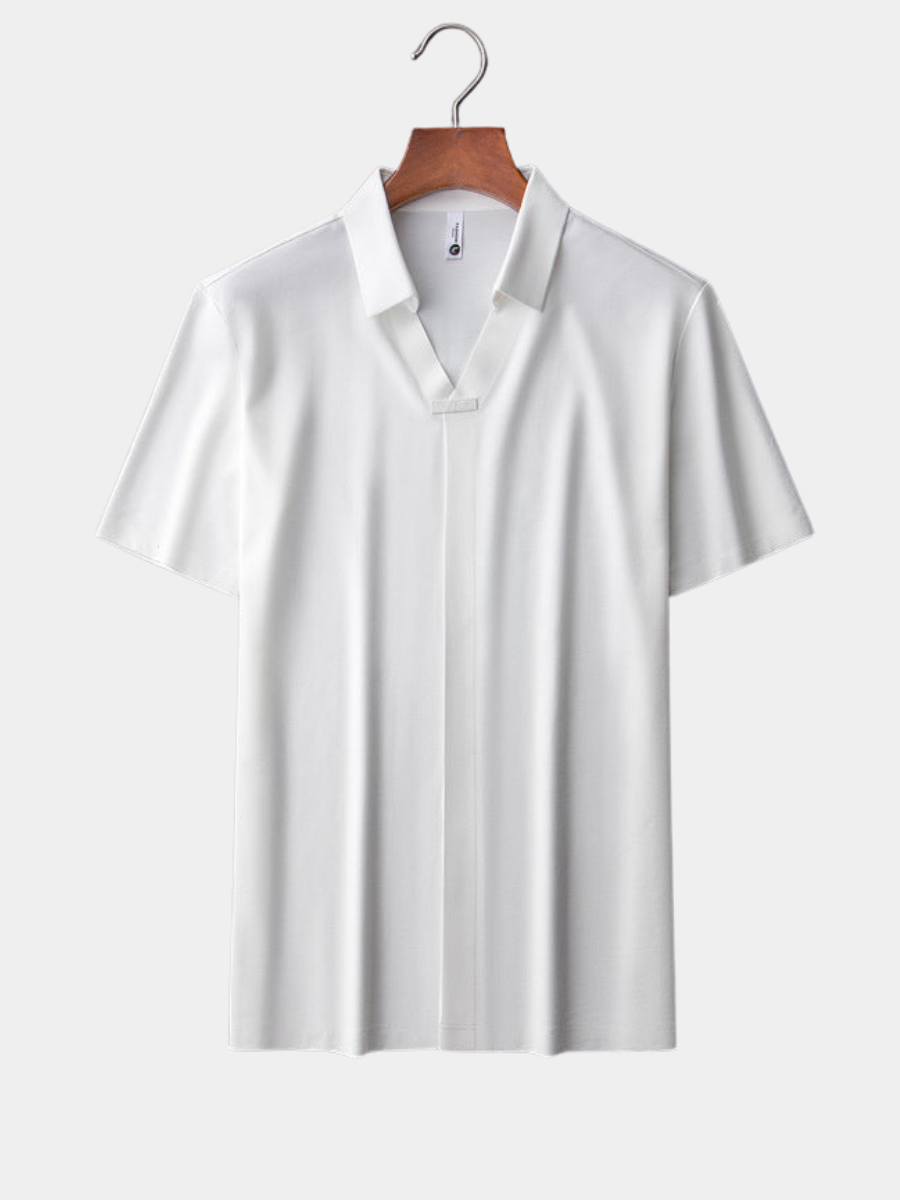 POLO IN COTONE E SETA CORNELIO