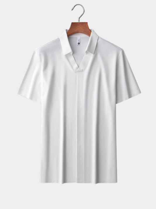 POLO IN COTONE E SETA CORNELIO