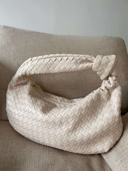 Giselle | Borsa a Spalla Media Intrecciata con Nodo