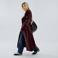 AMALIA™ | Trench-coat bordeaux