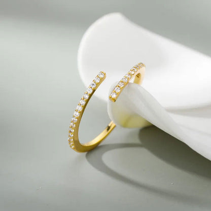 Eliandrea | Anello Classico in Zirconia Oro 18K