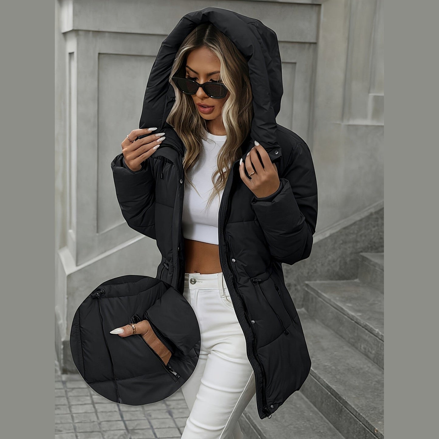 The GlacierShield Long Puffer