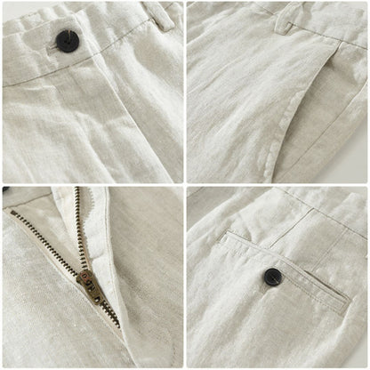 LUXSSE | PANTALONI DRITTI IN LINO