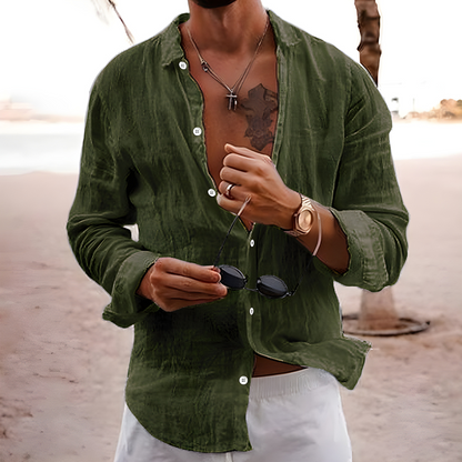 CAMICIA ESTIVA IN COTONE NATURALE