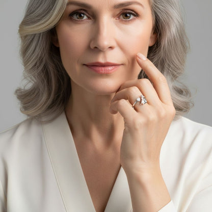 Anne™ - Bague avec Charm Chien (Rose)