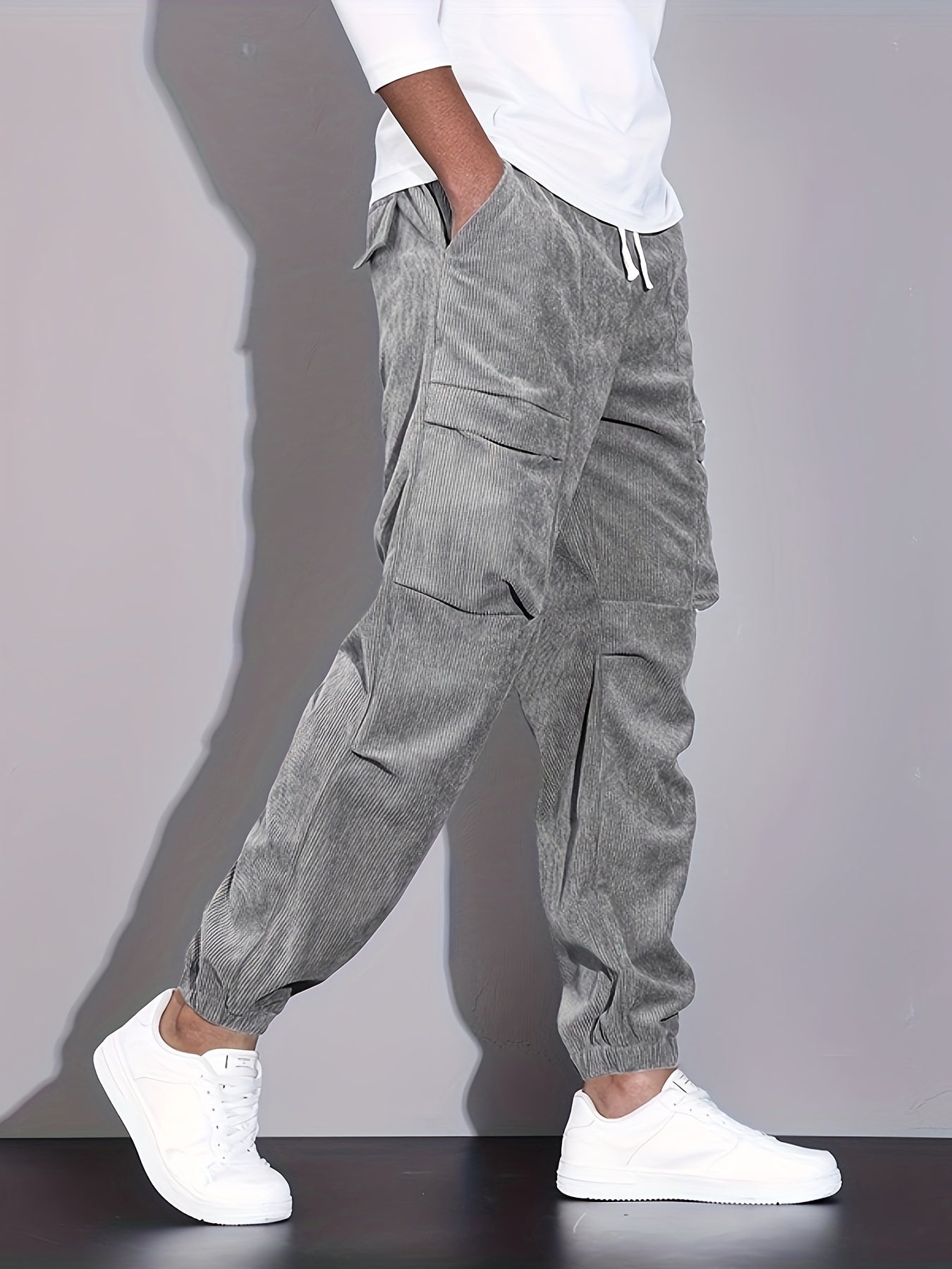 LUXSSE | PANTALONI CARGO IN CORDUROY