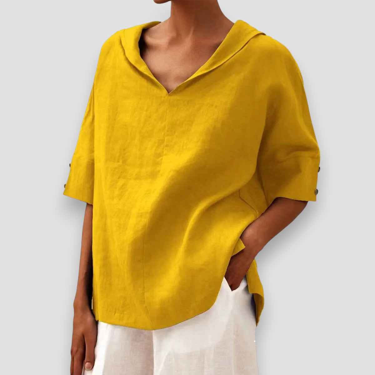 Elda | Camicia Scollo V