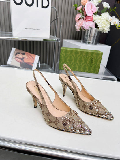 Slingbacks "Milano" — L'Éclat Strassé