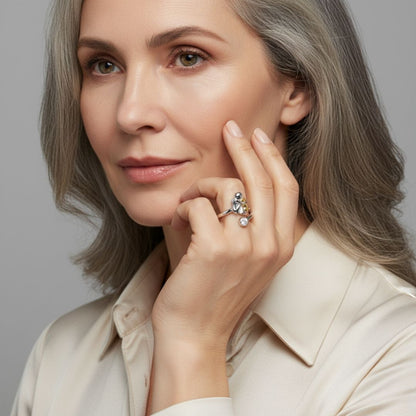 Rose™ - Bague avec Charm Chien