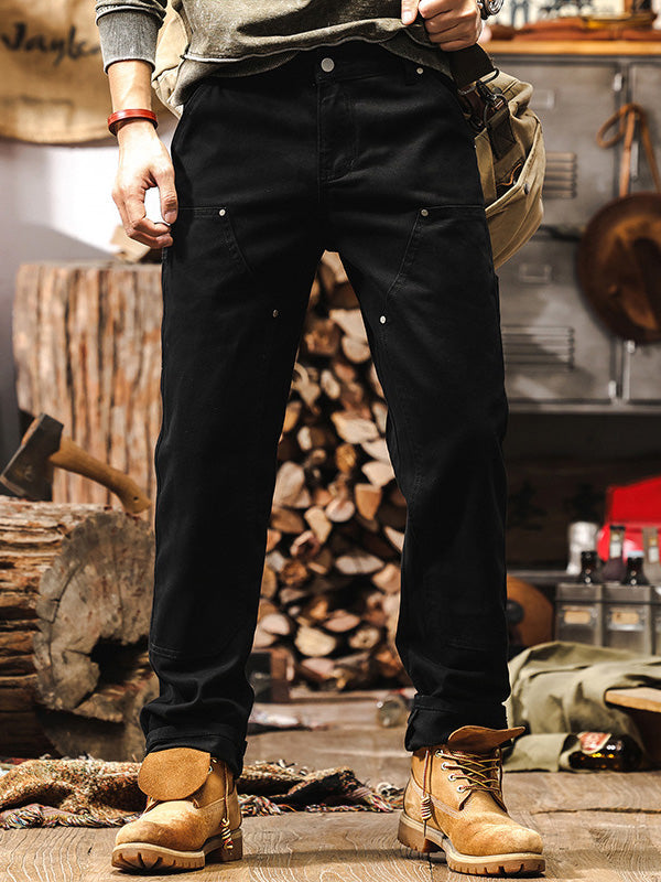 LUXSSE | PANTALONI IN COTONE UTILITY DA UOMO