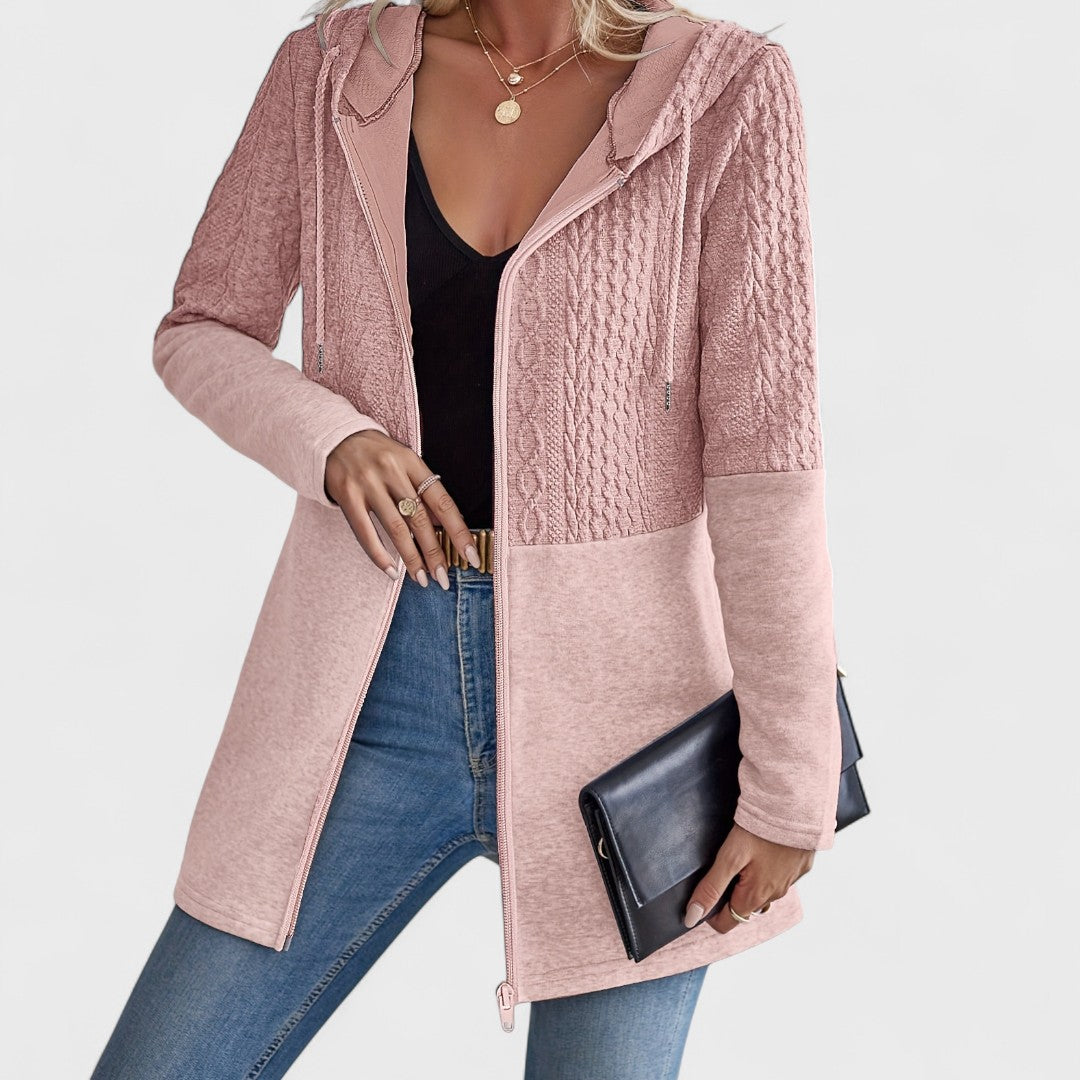 Valentino - Cardigan Grigio con Cappuccio Elegante per Donne