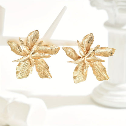 Lana | Orecchini a Goccia Floral Golden
