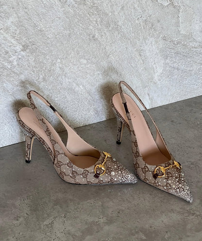 Slingbacks "Milano" — L'Éclat Strassé