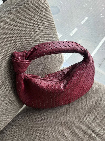 Giselle | Borsa a Spalla Media Intrecciata con Nodo