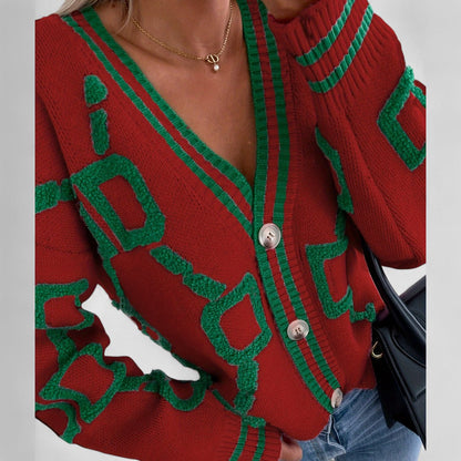 Bombay - Cardigan a blocco di colore