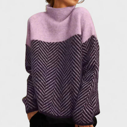 Malene - Maglione a collo alto in cotone