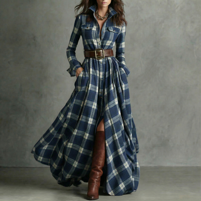 GIULIETTA™ | Robe chemise longue avec ceinture