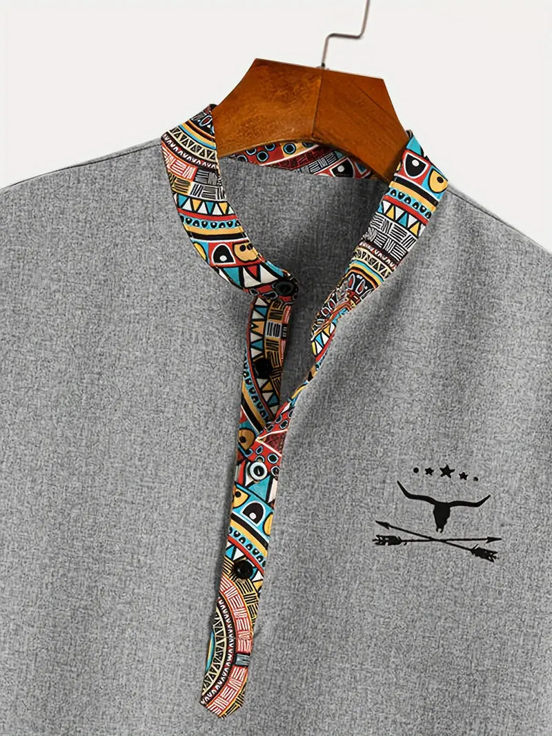 SALVATORE | CAMICIA ELEGANTE A MANICHE CORTE