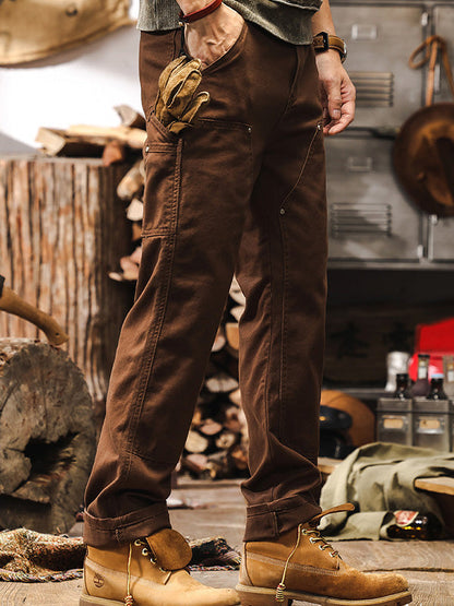 LUXSSE | PANTALONI IN COTONE UTILITY DA UOMO
