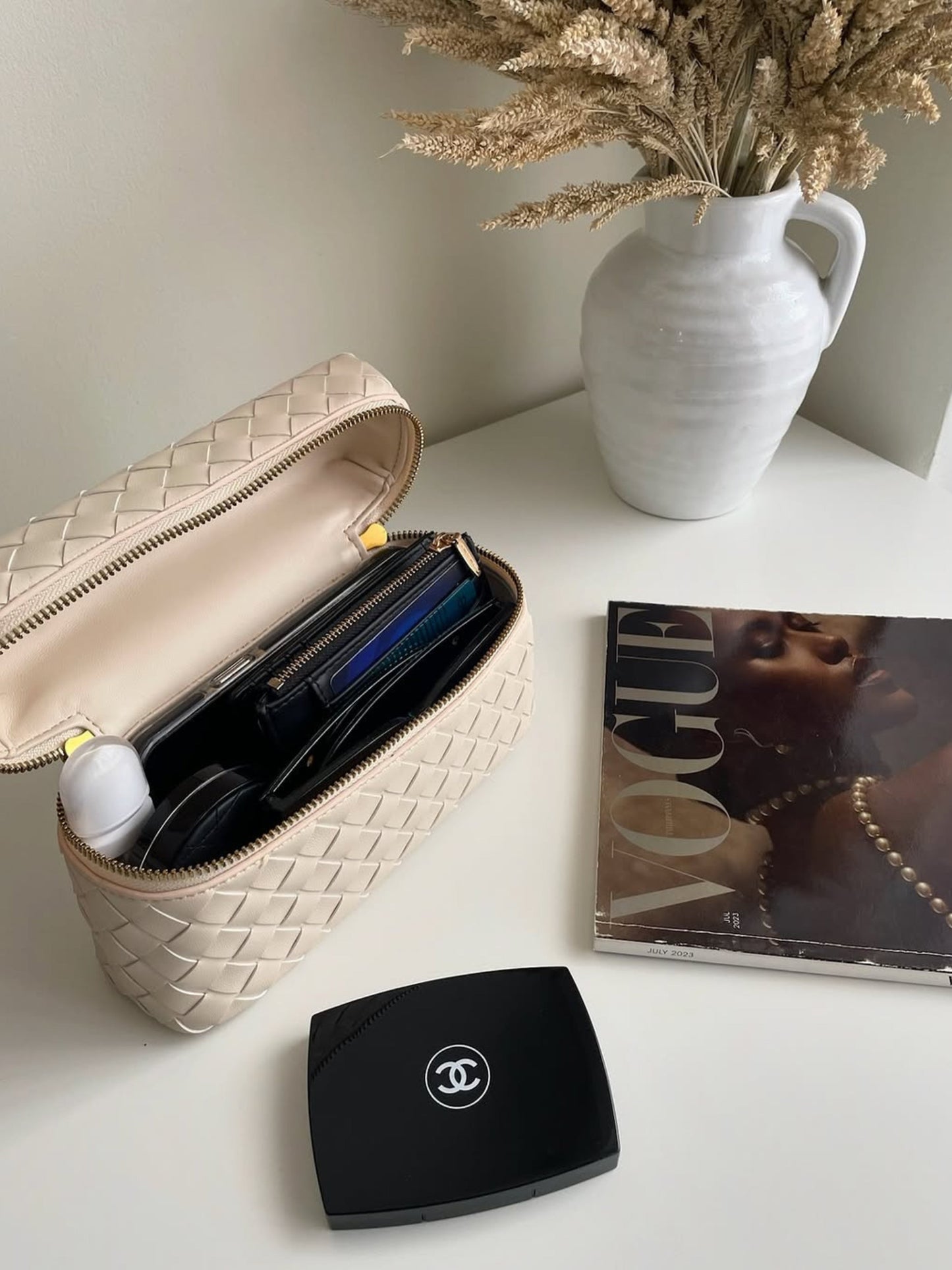 Juliette | Borsa Woven Strutturata Lucida