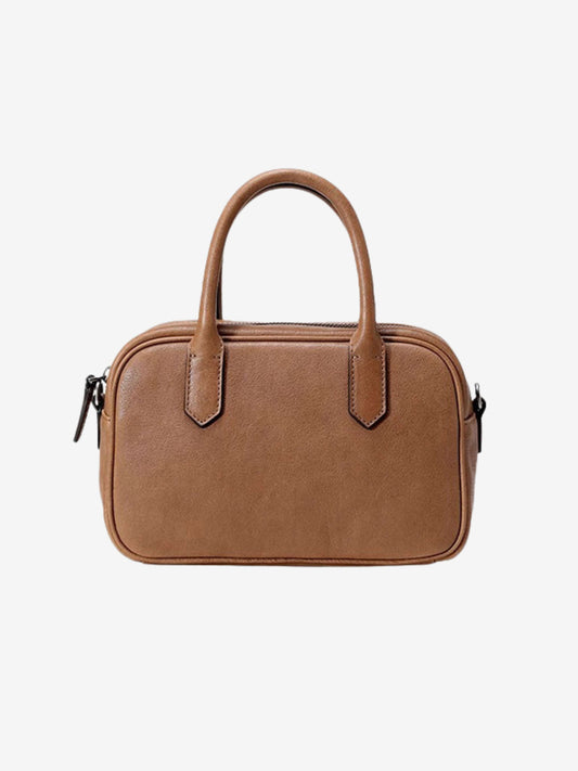 Eliza | Borsa Quadrata con Zip Lucida