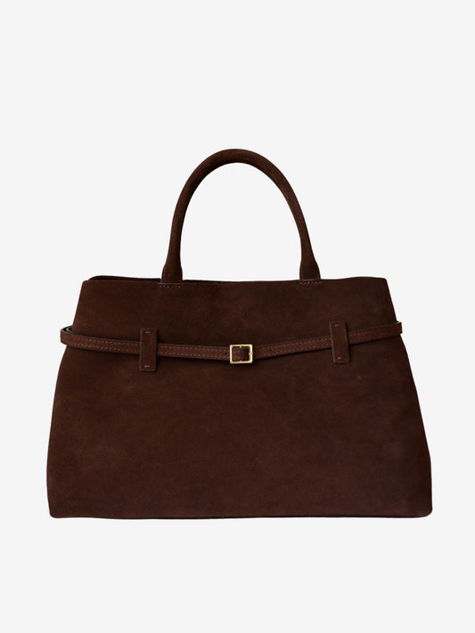 Rebecca | Borsa a Spalla in Pelle Scamosciata Luxe