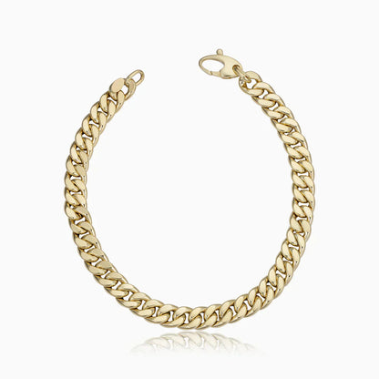 Mayzharine | Bracciale Cubano in Oro 18k