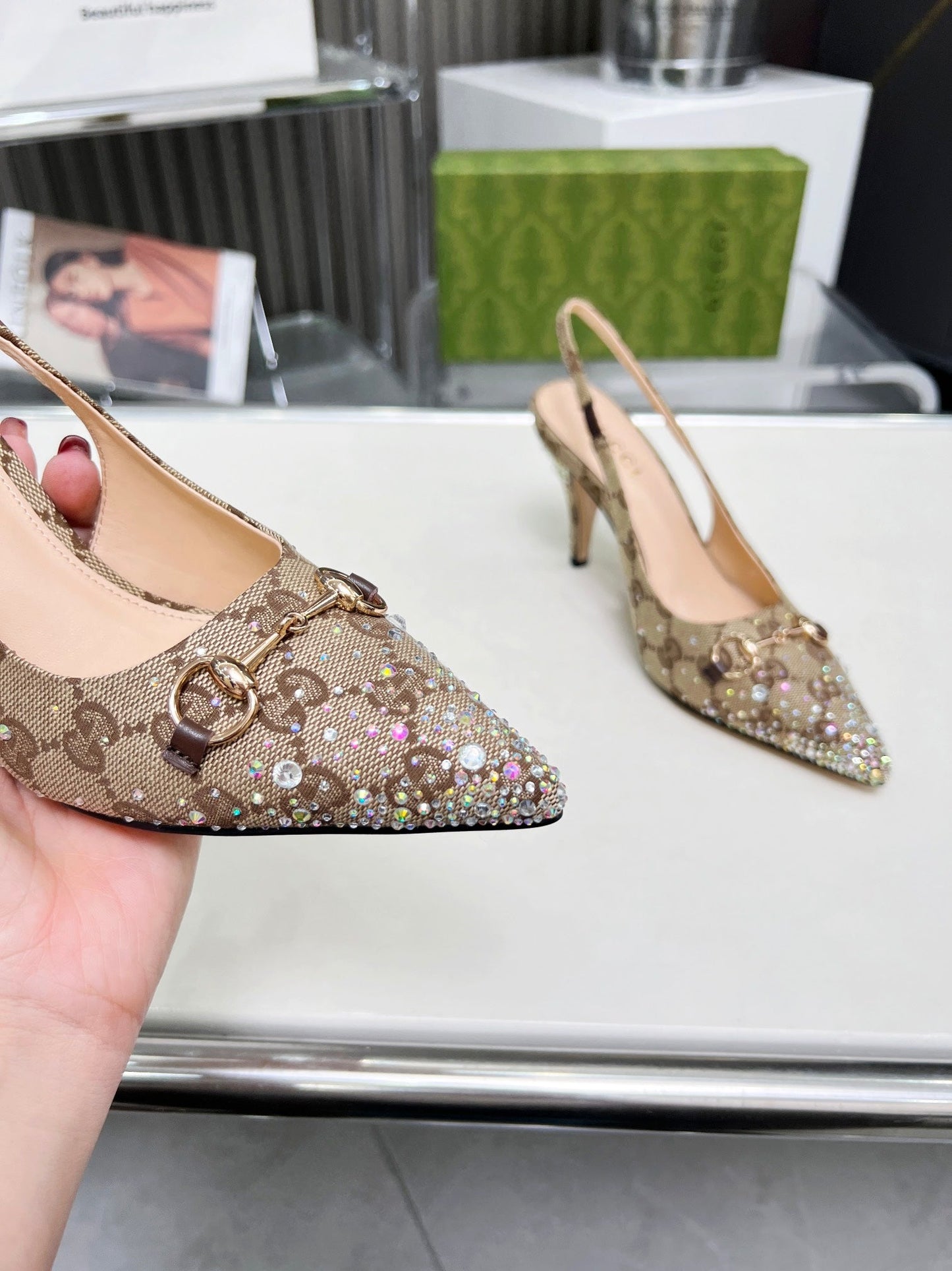 Slingbacks "Milano" — L'Éclat Strassé