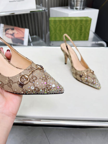 Slingbacks "Milano" — L'Éclat Strassé