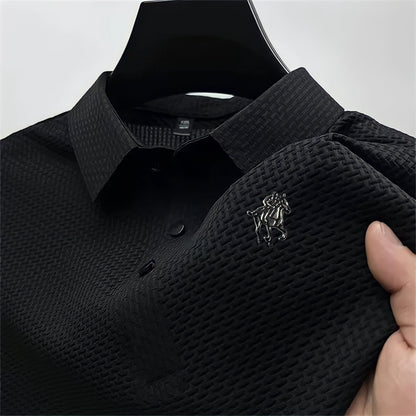POLO CON TEXTURE A TAGLIO SLIM