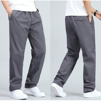 LUXSSE| PANTALONI LARGHI DA UOMO IN COTONE