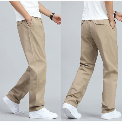 LUXSSE| PANTALONI LARGHI DA UOMO IN COTONE