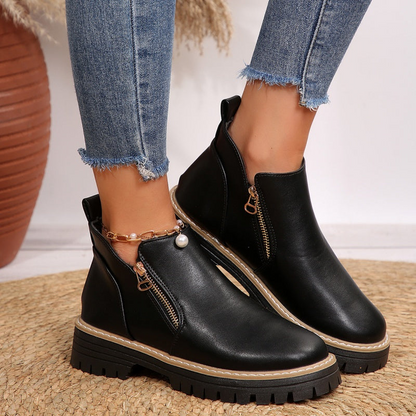 Katrina™ | Bottines en Cuir Confortables