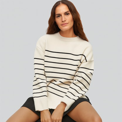 Louise - Maglione Striato Couture