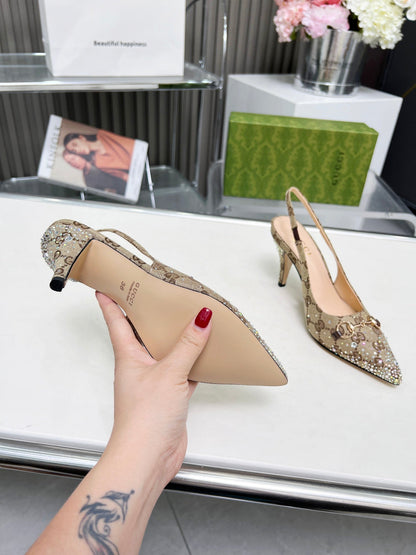 Slingbacks "Milano" — L'Éclat Strassé