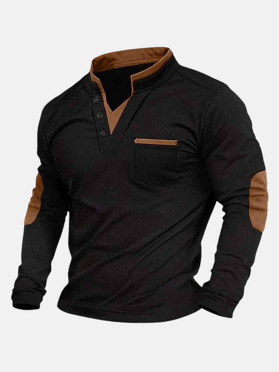 LUXSSE |  SWEAT À COL EN V