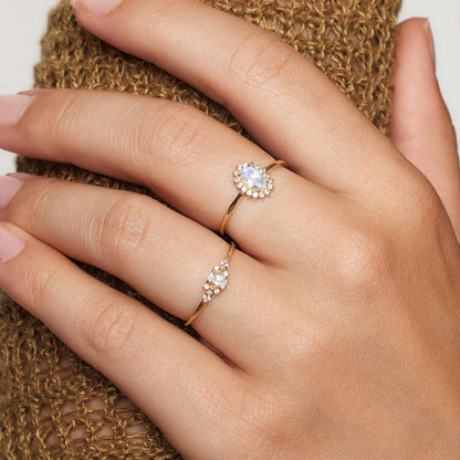 Lioravelle | Anello in Diamante Viola in Oro 18k