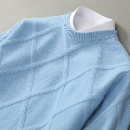 Rossi Roma | Maglione Argyle in Cashmere