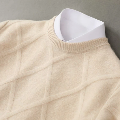 Rossi Roma | Maglione Argyle in Cashmere