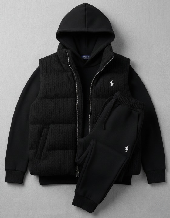 RL™ Set 3 Pezzi – Gilet, Joggers & Maglione