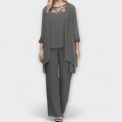 Set di 3 pezzi in maglia