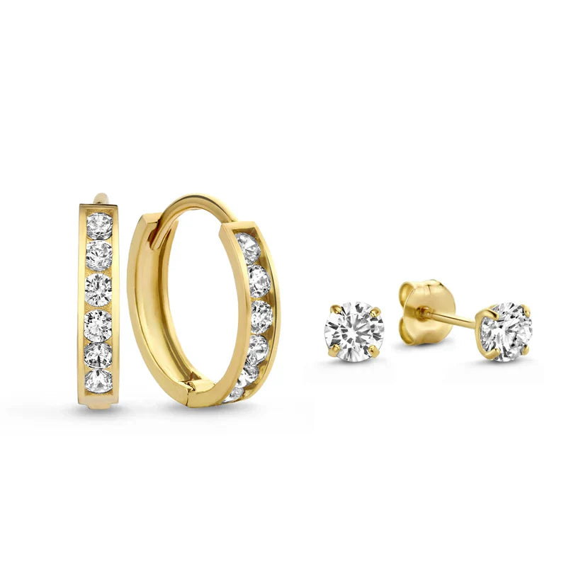 Syrenellee | Set di Orecchini in Oro 14k