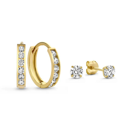 Syrenellee | Set di Orecchini in Oro 14k