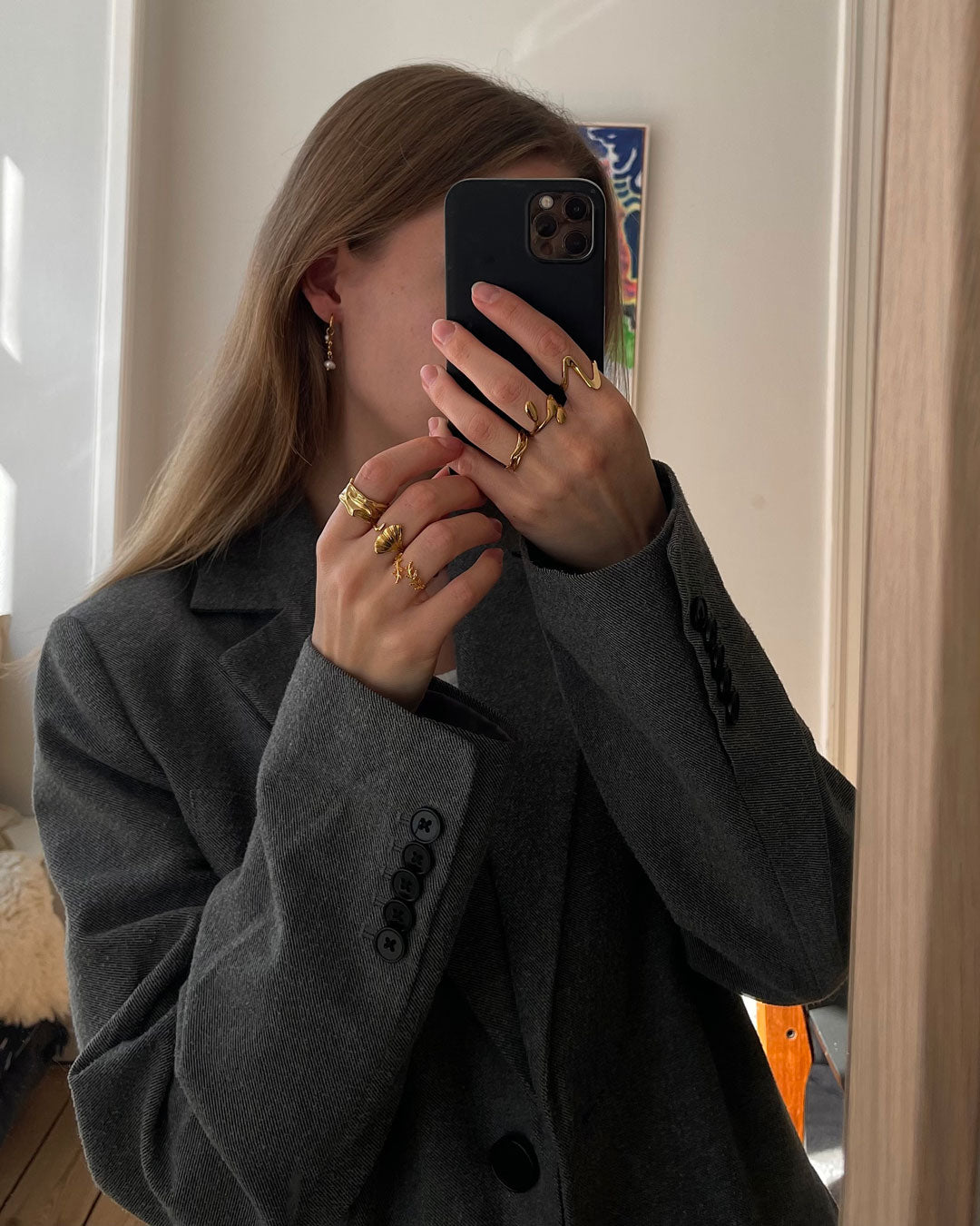 Jaylinette | Anello Grande in Oro 18K