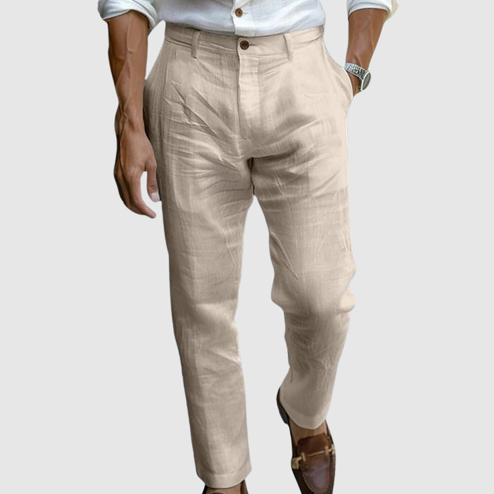 PANTALONI IN LINO ELEGANTI