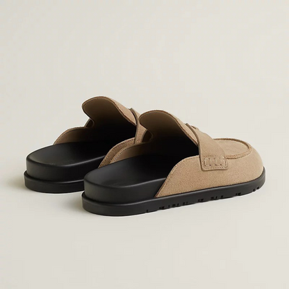 Mules "Sienne" — Daim Velours & Semelle Confort