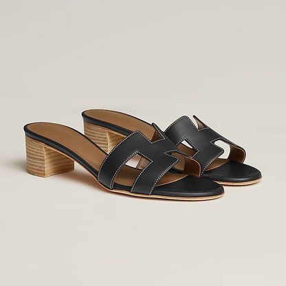 Mules à Talon "Élégance"