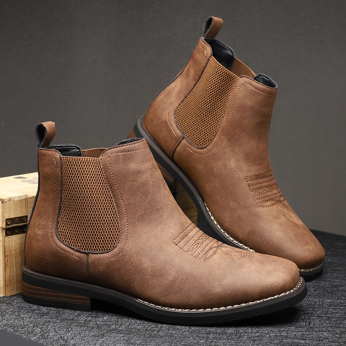 LUXSSE | BOTTES CLASSIQUES EN CUIR POUR HOMME