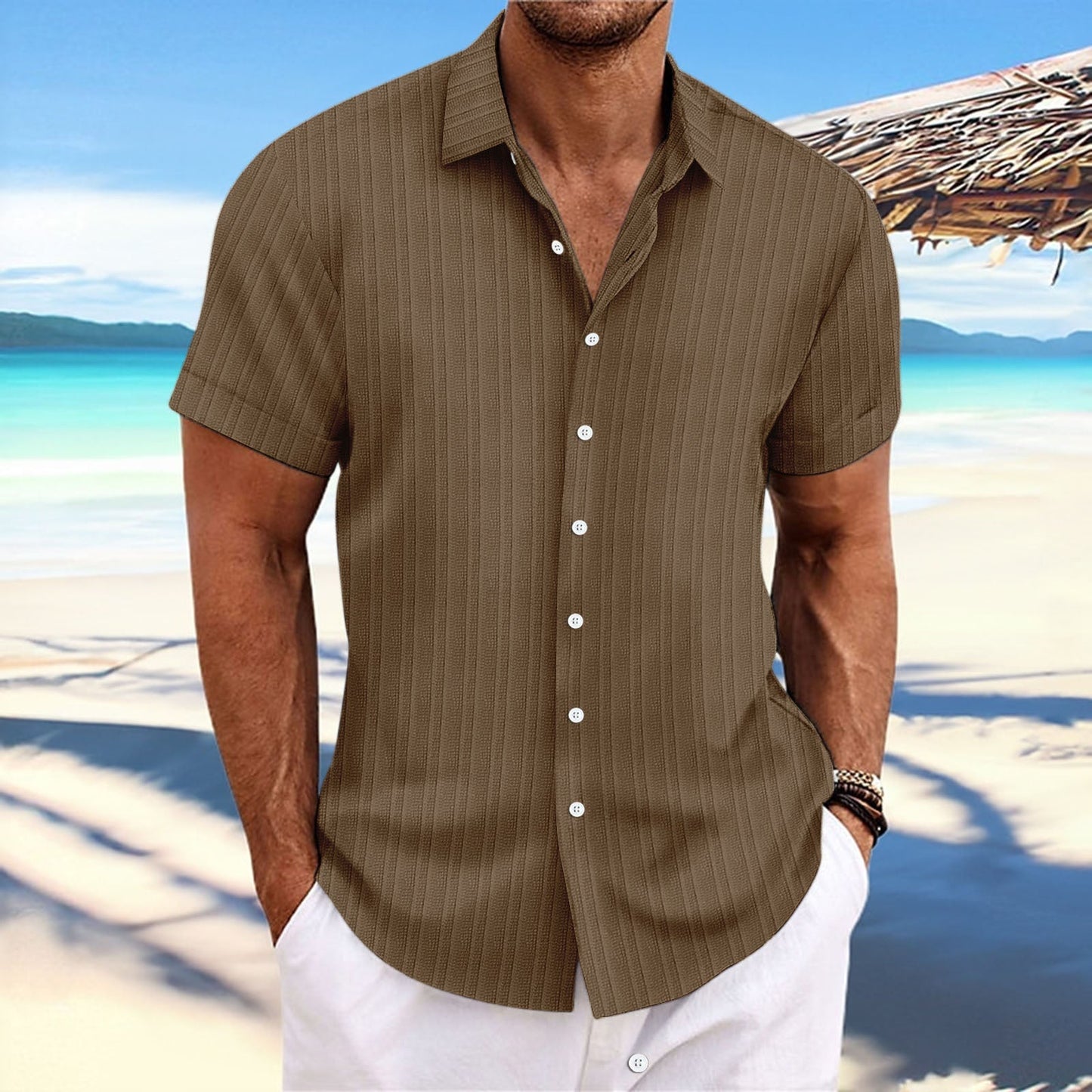 TEODORO | CAMICIA CASUAL LEGGERA